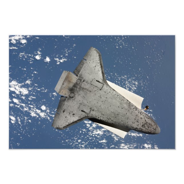 Die Unterseite des Space Shuttles Discovery 2 Fotodruck (Vorne)
