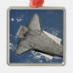 Die Unterseite von Raumfähre Entdeckung 2 Ornament Aus Metall