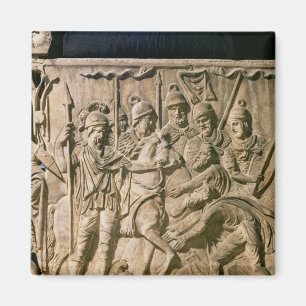 Die Unterwerfung eines Barbaren durch eine römisch Magnet