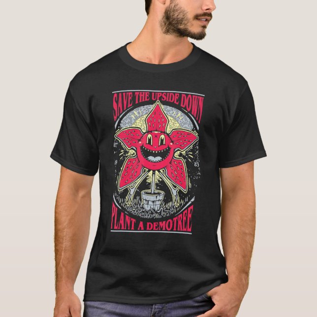 Die Upside Down-Pflanze als Demotree gerettet T-Shirt (Vorderseite)