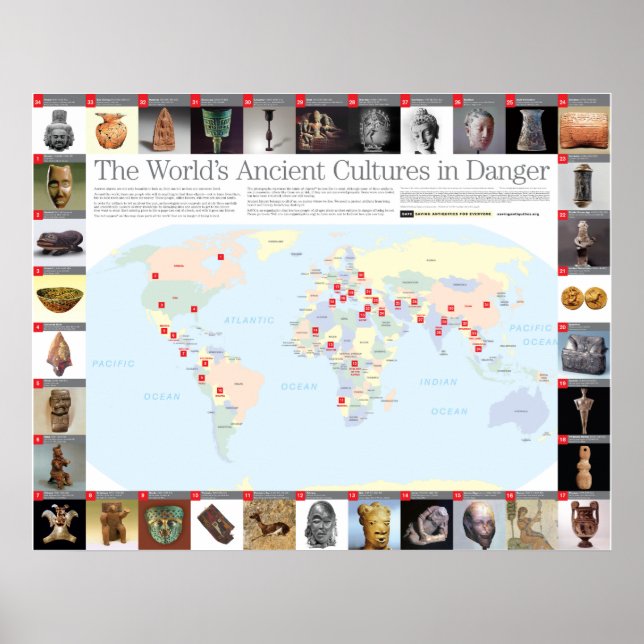 Die uralten Kulturen der Welt in Gefahr Poster (Vorne)
