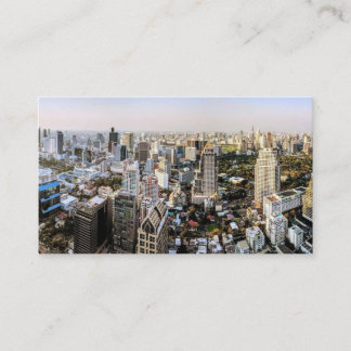 Die urbane Skyline von Bangkok Visitenkarte