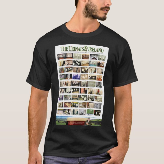 Die Urinals des irischen Poster T-Shirt (Vorderseite)