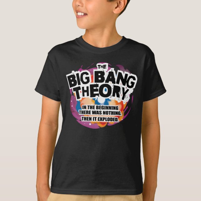Die Urknalltheorie T-Shirt (Vorderseite)