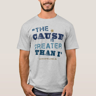 Die Ursache ist größer als I (entsetzt) T-Shirt