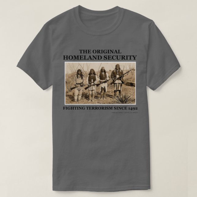 Die ursprüngliche Heimat zur Bekämpfung des Terror T-Shirt (Design vorne)