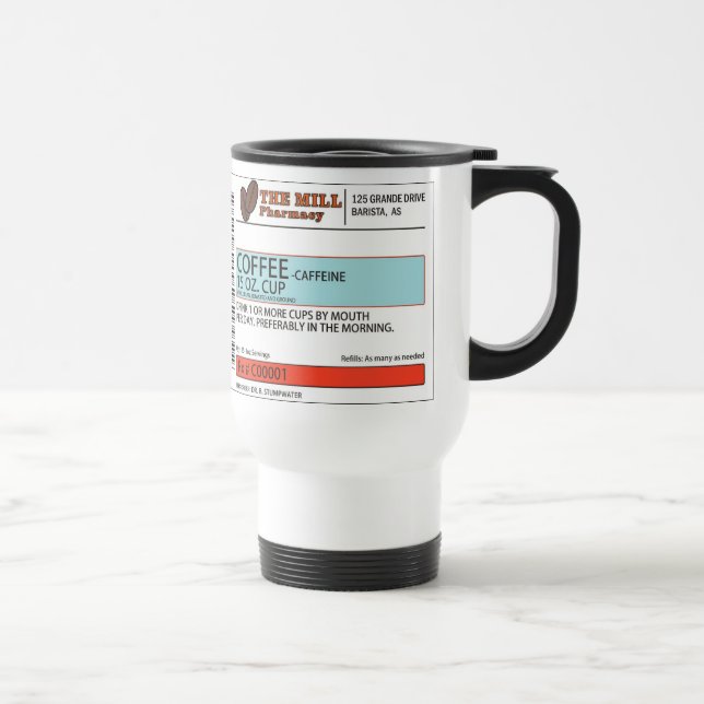 Die ursprüngliche Kaffee-Verordnung -15 Unze. Reisebecher (Rechts)