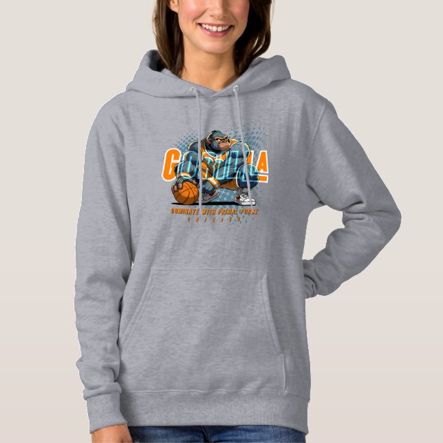 Die ursprüngliche Kraft von Basketball | Damen Hoodie (Vorderseite)