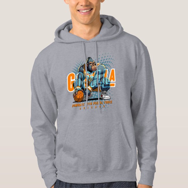 Die ursprüngliche Kraft von Basketball | Herren Hoodie (Vorderseite)