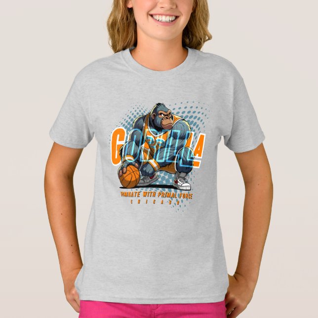 Die ursprüngliche Kraft von Basketball | Kinder T-Shirt (Vorderseite)