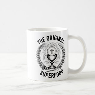 Die ursprüngliche Superfood-Eucharistie katholisch Kaffeetasse
