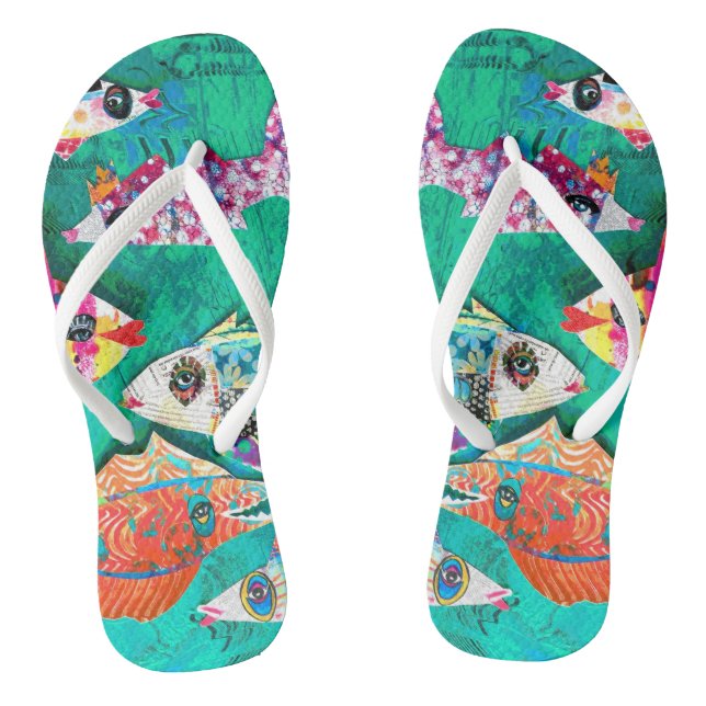Die URSPRÜNGLICHEN fischartigen Reinfälle Flip Flops (Fußbett)