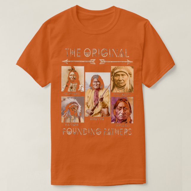 die ursprünglichen Gründungsväter, die nativen Kla T-Shirt (Design vorne)