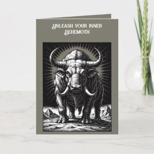 Die Urzeitbestie Behemoth Karte