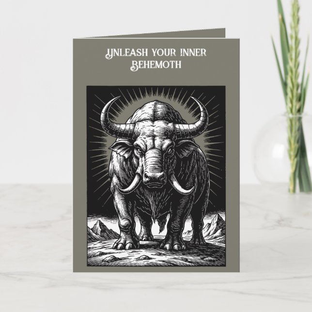 Die Urzeitbestie Behemoth Karte (Vorderseite)