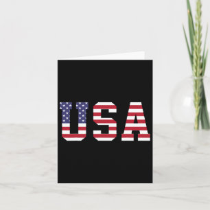 Die US-amerikanische Flagge 4. Juli für Frauen G Karte