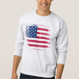 Die US-Flagge am 4. Juli US Flagge in Bedrängnis g Sweatshirt