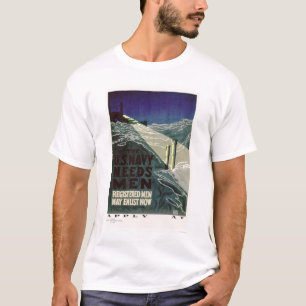 Die US-Marine benötigt Männer (US02300) T-Shirt