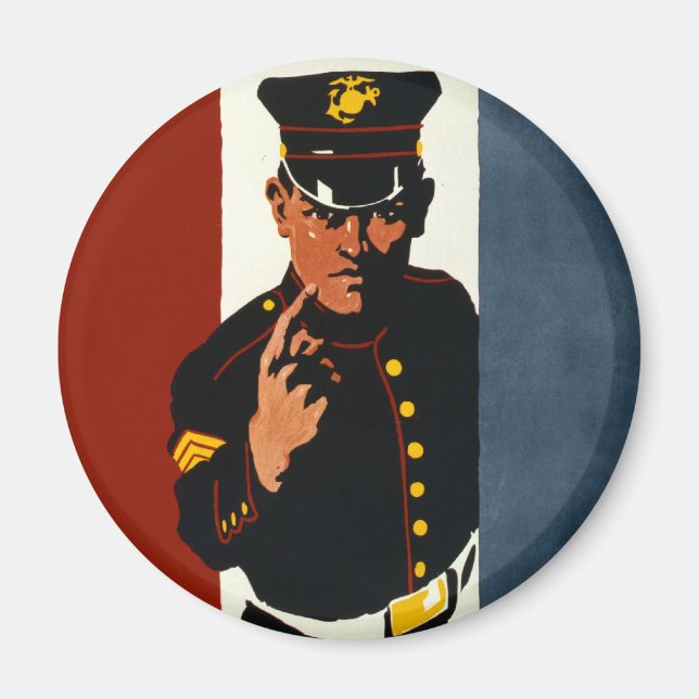 Die US-Marines wollen dich Magnet (Vorne)