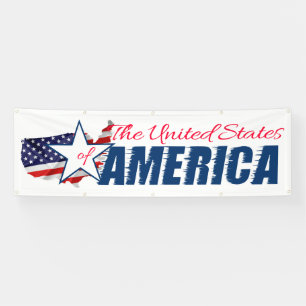 Die USA 4. Juli Banner