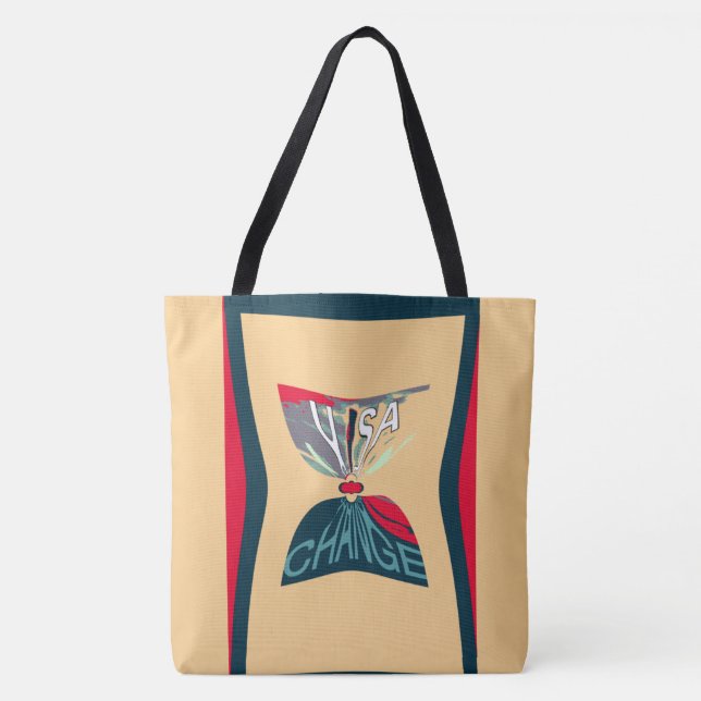 Die USA ändern ein schönes Phantastisches Textquot Tasche (Vorderseite)