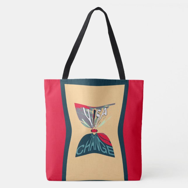 Die USA ändern ein schönes Phantastisches Textquot Tasche (Vorderseite)