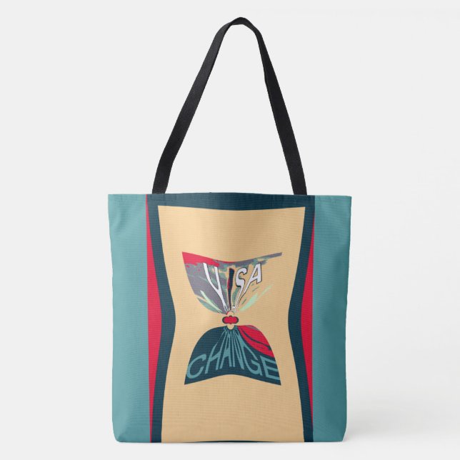 Die USA ändern ein schönes Phantastisches Textquot Tasche (Vorderseite)