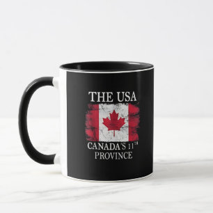 Die USA, Kanadas 11. Provinz Kanada Amerika Tasse