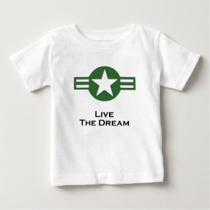 Die USA leben den Traum grün Baby T-shirt