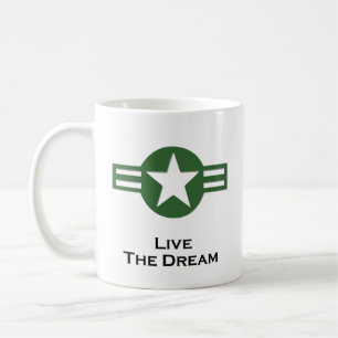 Die USA leben den Traum grün Kaffeetasse
