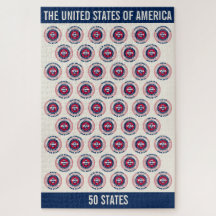 Die USA Patriotic 50 Staaten