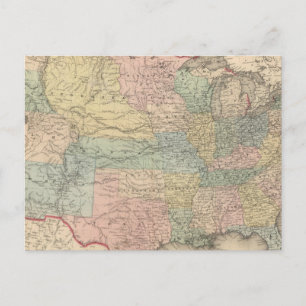 Die USA Postkarte