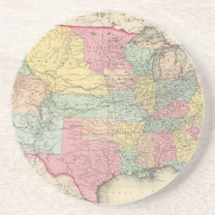 Die USA Sandstein Untersetzer