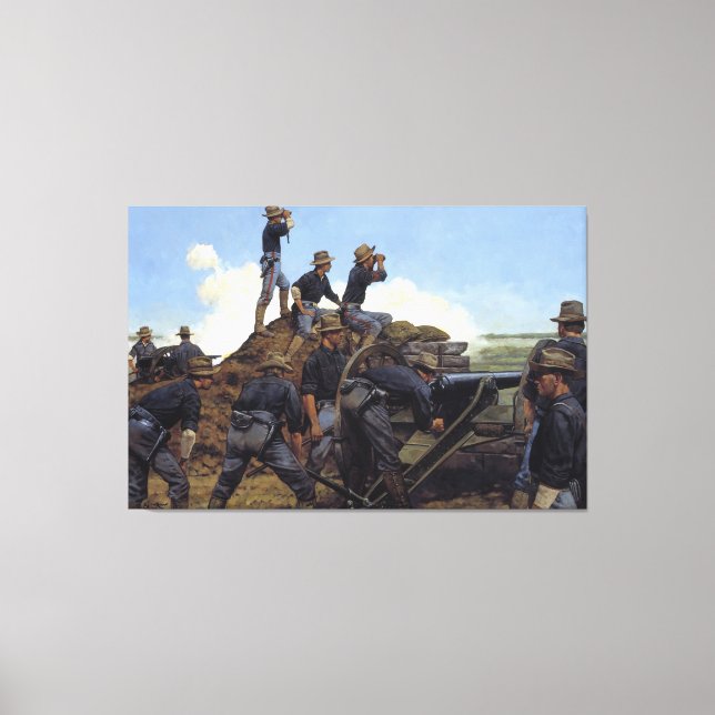 Die Utah Light Artillerie von Keith Rocco Print Leinwanddruck (Vorderseite)