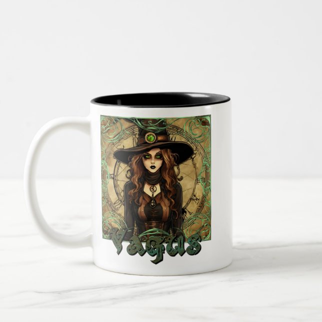 Die Vagus-Hexe Zweifarbige Tasse (Links)