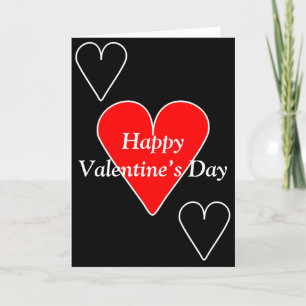 Die Valentinenkarte des großen Herzens Dankeskarte