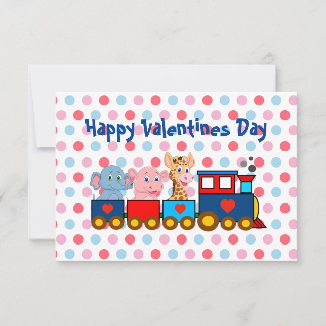 Die Valentinenkarte des Walentinerkindes RSVP Karte (Vorderseite)