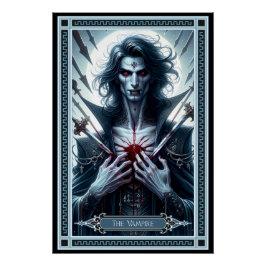 Die Vampire-Tarot-Karte Poster