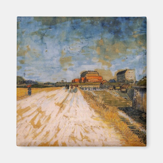 Die Van Gogh Road verläuft neben den Pariser Rampa Magnet (Vorne)