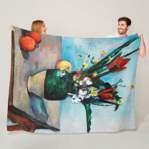 Die Vase von Tulips, Paul Cezanne Fleecedecke