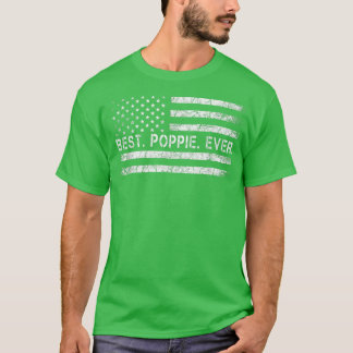Die Väter sagen mit amerikanischer Fahne das beste T-Shirt