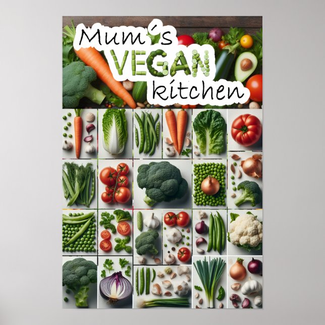 Die vegane Küche der Mutter Poster (Vorne)
