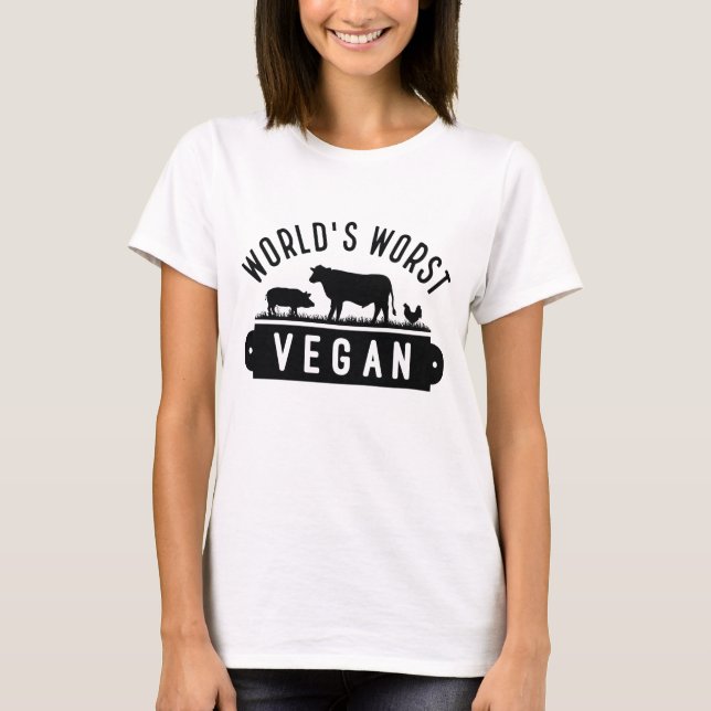 Die Vegansten der Welt T-Shirt (Vorderseite)