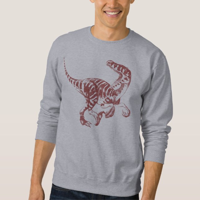 Die Velociraptors sind warteten Sweatshirt (Vorderseite)