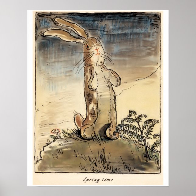 Die Velveteen Kaninchen , Frühlingszeit Poster (Vorne)