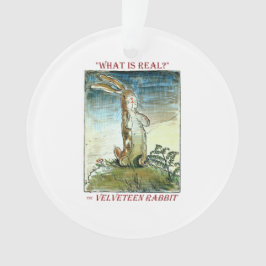 Die Velveteen Kaninchendekoration Ornament