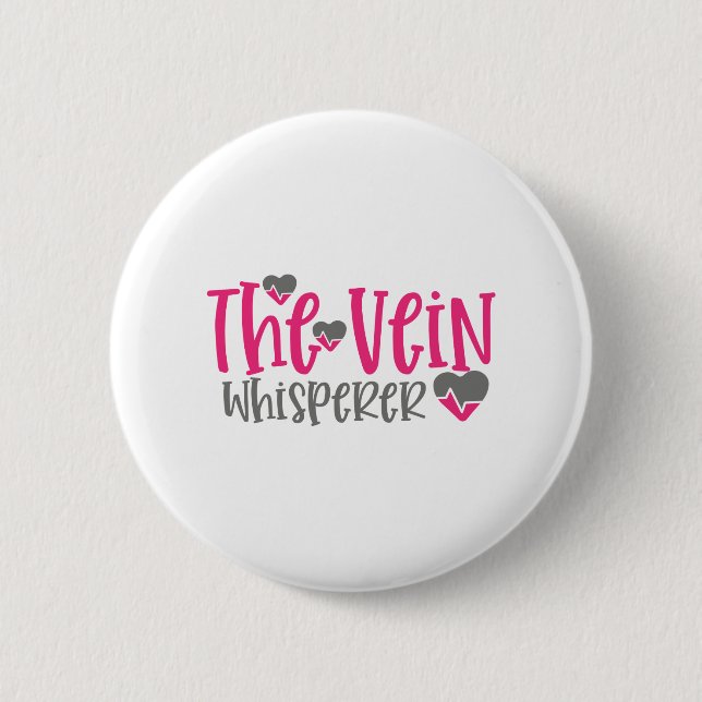 Die Vene flüstert Button (Vorderseite)