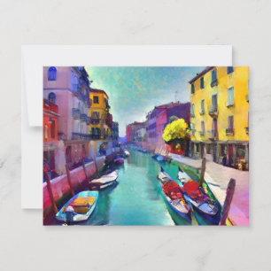 Die Venezianische Postkarte für die Canal-Malerei