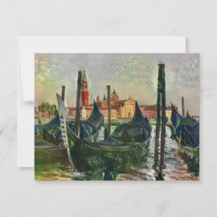 Die Venezianische Postkarte für die Canal-Malerei