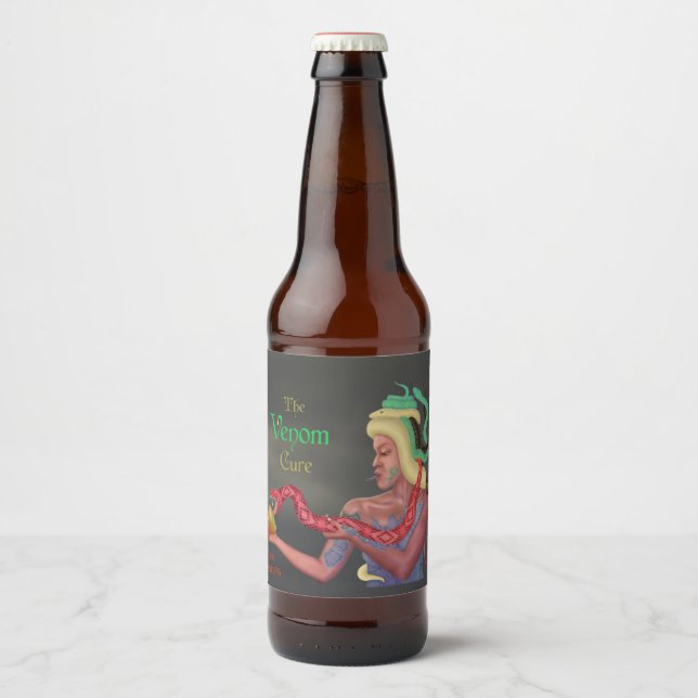 Die Venomkur (Name und Stil) Bierflaschenetikett (Vorderseite)